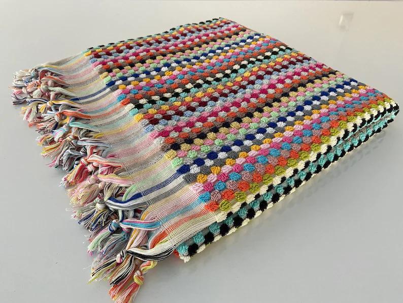 KARATEZGAH DOKUMASI EL VE YÜZ HAVLUSU 1